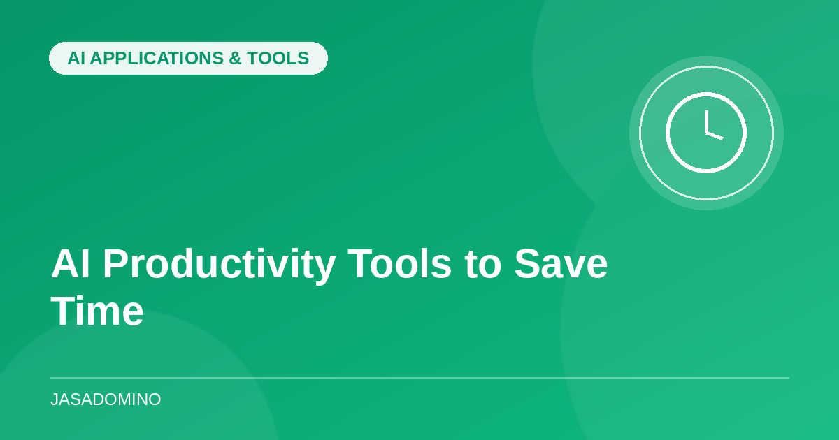 AI Productivity Tools to Save Time at Work