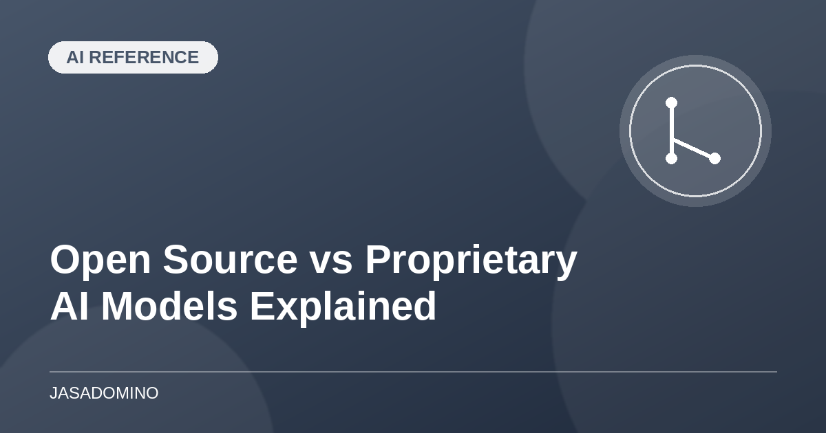 Open Source vs Proprietary AI Models Explained